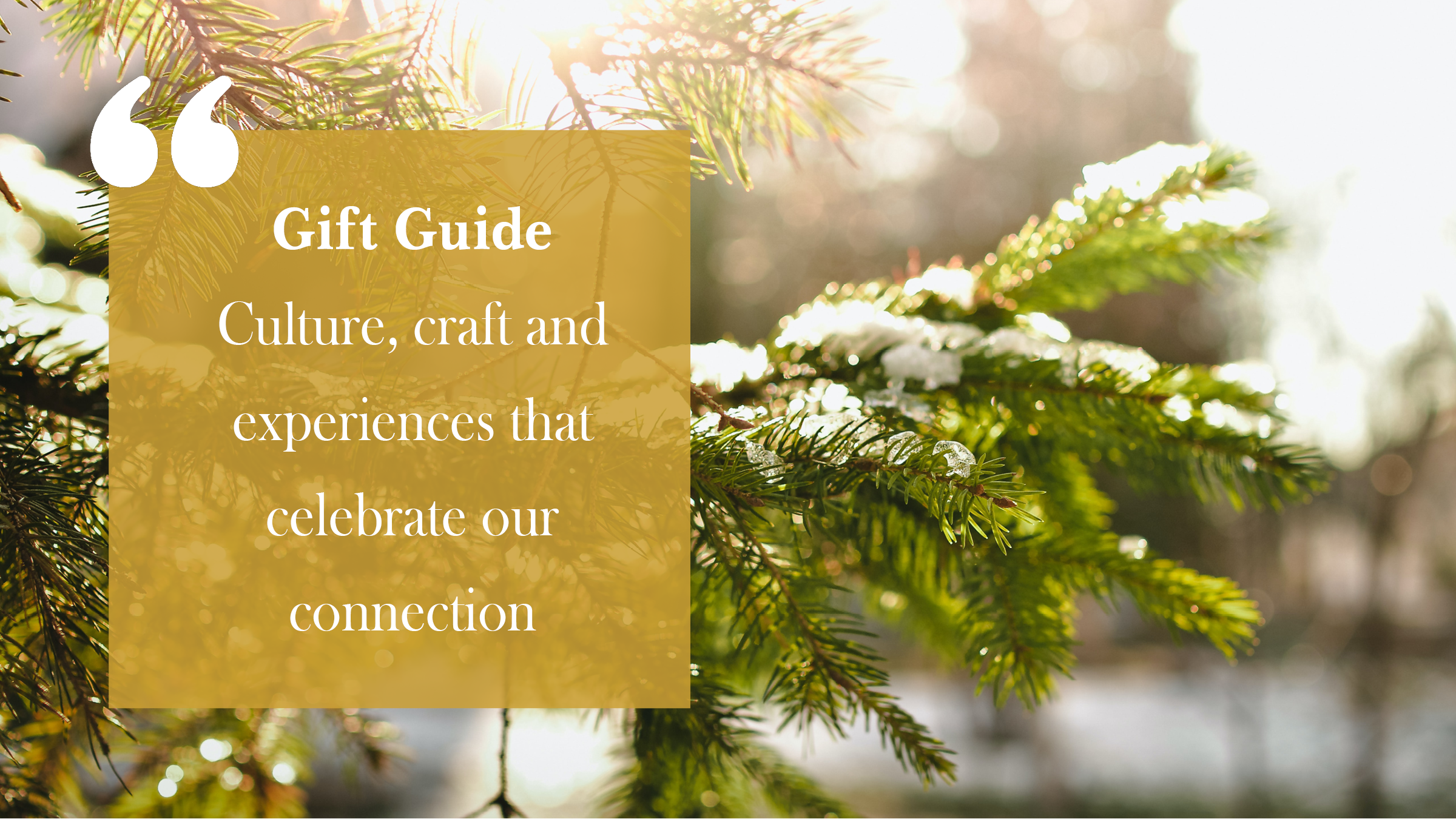 Cultivating Connection at Christmas